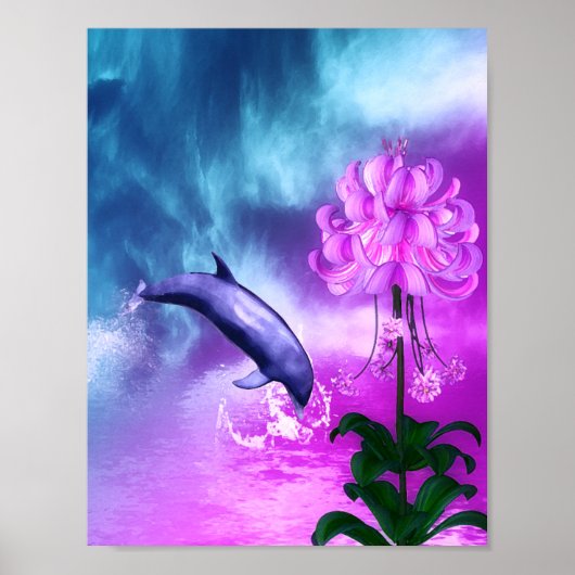 Fantasy Dolphin Poster (Vorne)