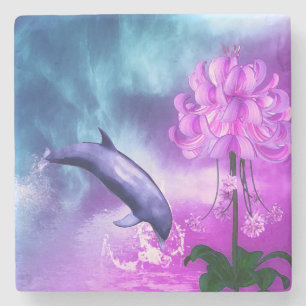 Fantasy Dolphin Steinuntersetzer