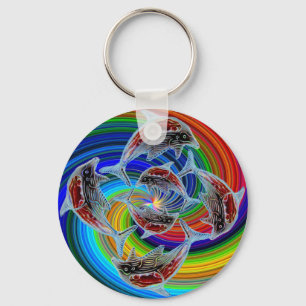 Fantasy Dolphin World Schlüsselanhänger