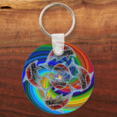 Fantasy Dolphin World Schlüsselanhänger (Vorderseite)