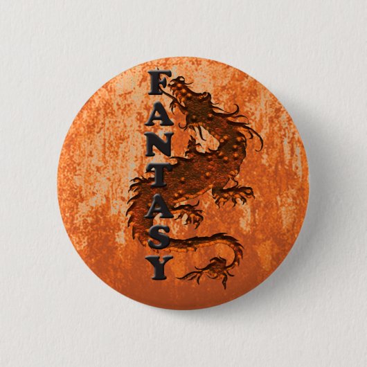 FANTASY-Drache Button (Vorderseite)