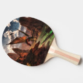 Fantasy-Drache in den Bergen Tischtennis Schläger (Seitenansicht)