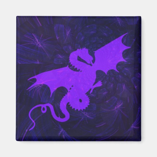 Fantasy-Drache-Kühlschrankmagnet Magnet (Vorne)