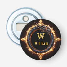 ✨ Fantasy-Drache-Ring mit individuellem Namen