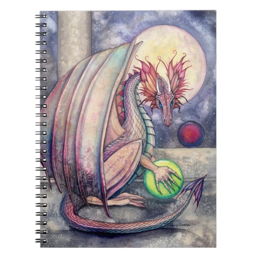Fantasy-Drachen-Kunstnotizbuch Notizblock (Vorderseite)