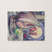 Fantasy-Drachen-Kunstpuzzle Puzzle (Horizontal)