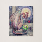 Fantasy-Drachen-Kunstpuzzle Puzzle (Vertikal)