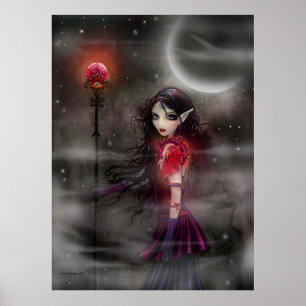 Fantasy-Drachenposter Blitzstein Poster