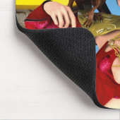 Fantasy-Drachenprinzessin Digitale Kunst Mousepad (Ecke)