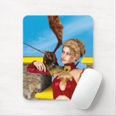 Fantasy-Drachenprinzessin Digitale Kunst Mousepad (Mit Mouse)