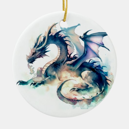 Fantasy Dragon Baum Dekoration (Vorne)