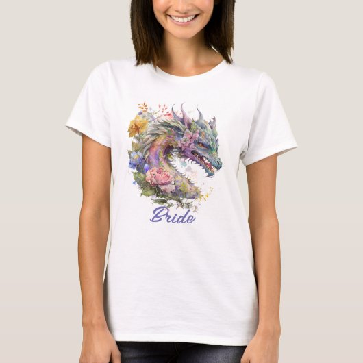Fantasy Dragon Bride T-Shirt (Vorderseite)