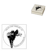 Fantasy Dragon Buch aus der Bibliothek Gummistempel (Stempel)