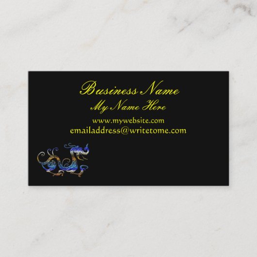 FANTASY DRAGON Business Cards Visitenkarte (Vorderseite)