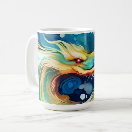 Fantasy Dragon Dream Animal 12 Kaffeetasse (Vorderseite Links)
