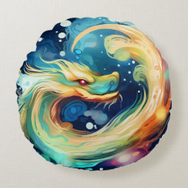 Fantasy Dragon Dream Animal 12 Rundes Kissen