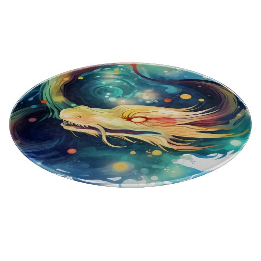 Fantasy Dragon Dream Animal 13 Schneidebrett (Ecke)