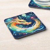 Fantasy Dragon Dream Animal 7 Getränkeuntersetzer (Linke Seite)