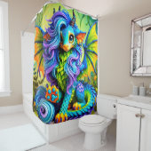 Fantasy Dragon Duschvorhang (Beispiel)