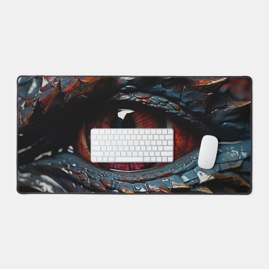 Fantasy Dragon Eye Gamer Schreibtischunterlage (Tastatur & Maus)