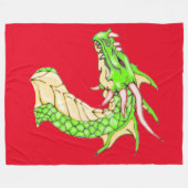 Fantasy Dragon Fleece Blanket (Vorderseite (Horizontal))