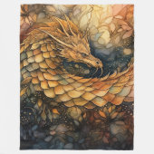 Fantasy Dragon Fleece Blanket (Vorderseite)