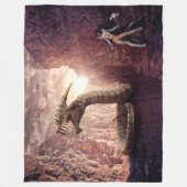 FANTASY DRAGON FLEECEDECKE (Vorderseite)