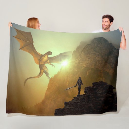 FANTASY DRAGON FLEECEDECKE (Beispiel)