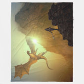 FANTASY DRAGON FLEECEDECKE (Vorderseite)