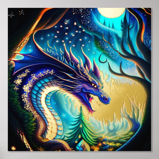 Fantasy Dragon Foliendrucke (Vorderseite)