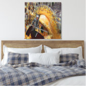 Fantasy Dragon Folk Tale Leinwanddruck (Insitu (Schlafzimmer))