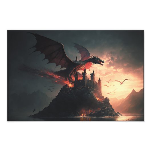 Fantasy Dragon Fotodruck (Vorne)