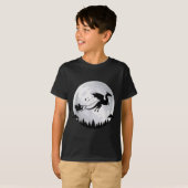 Fantasy Dragon Moon Sleigh, Santa Pulled By Dragon T-Shirt (Vorne ganz)