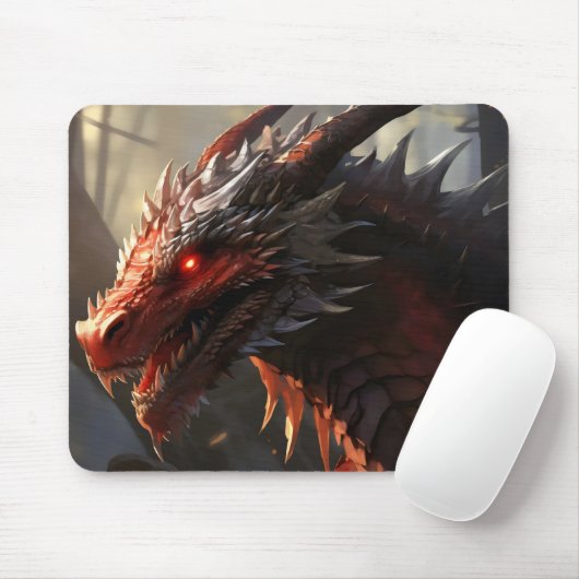 Fantasy Dragon Mousepad (Mit Mouse)