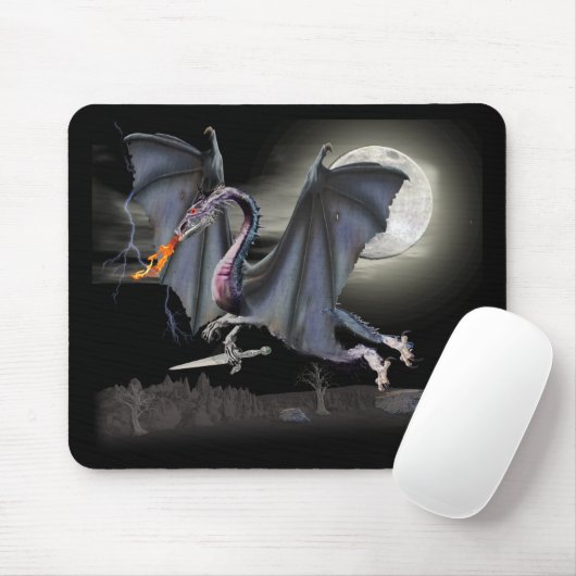 Fantasy Dragon Mousepad (Mit Mouse)