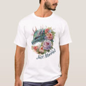 Fantasy Dragon Newly Wed T-Shirt (Vorderseite)