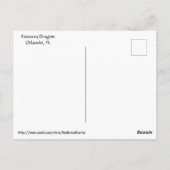 Fantasy Dragon Postcard Postkarte (Rückseite)