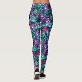Fantasy Dragon Scales Fantasy Mermaid Leggings (Rückseite)