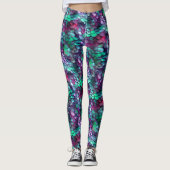 Fantasy Dragon Scales Fantasy Mermaid Leggings (Vorderseite)