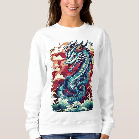 Fantasy Dragon Sweatshirt (Vorderseite)