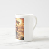 "Fantasy Dragon Tasse - Mythischer Kaffeecup (Vorderseite Rechts)