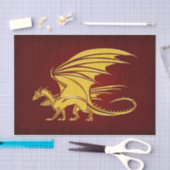 Fantasy Dragon Tissue Paper Seidenpapier (Handwerk)