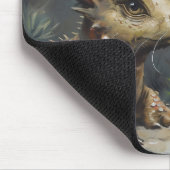 Fantasy Dragon und Kaninchen Mousepad (Ecke)