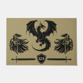 Fantasy Dragon Wohngestaltung Fußmatte (Vorderseite)