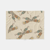 Fantasy-Dragonfly Fleecedecke (Vorderseite (Horizontal))