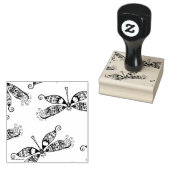 Fantasy Dragonfly Gummistempel (Stempel)