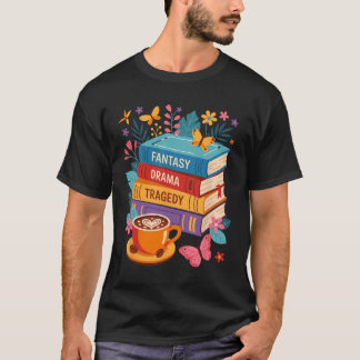 Fantasy Drama Tragedy Books Subtile Anti-Trump T-Shirt
