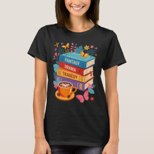 Fantasy Drama Tragedy Books Subtile Anti-Trump T-Shirt