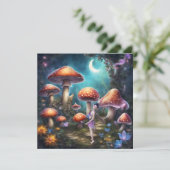 Fantasy Dream World Faiy and Mushrooms (Stehend Vorderseite)