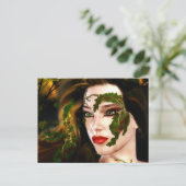 Fantasy Dryad of the Forest Postkarte (Stehend Vorderseite)